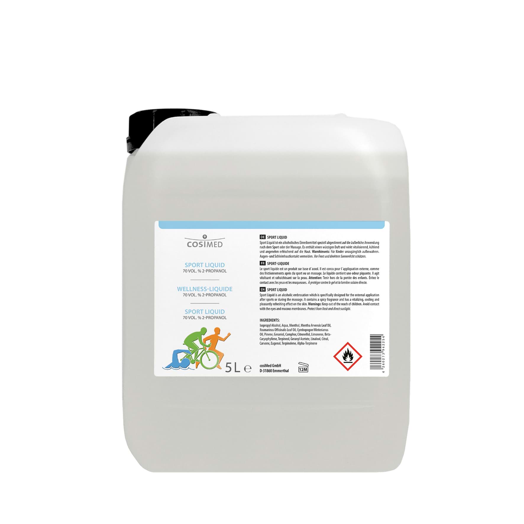 Einreibung Sport-Liquid, (70 Vol.% 2-Propanol), Bild 2
